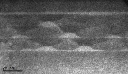 Images and graphics showing transistors
manufactured on a HEMT structure