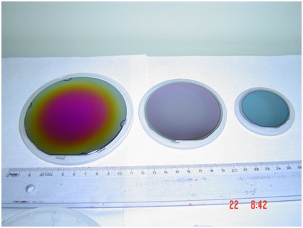 Wafers d'AlN-GaN sur substrat Si