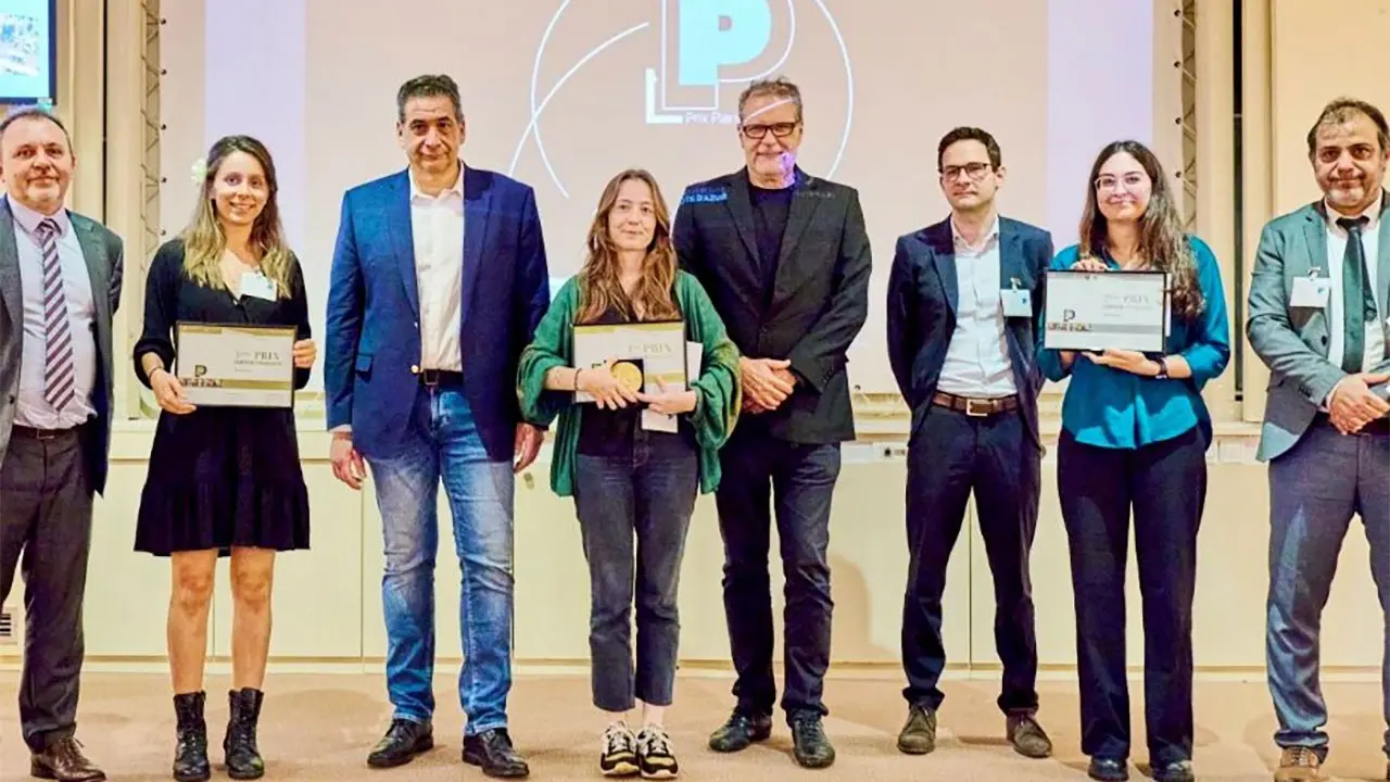 Matilde lors de la remise des prix